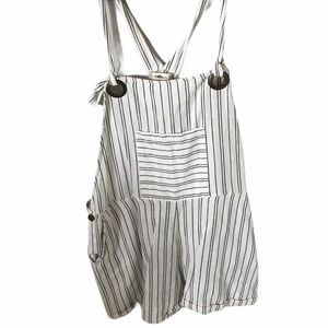 Altair’s State White and Black Stripe Romper
